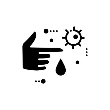 Kan kabartma simgesi yoluyla enfeksiyon