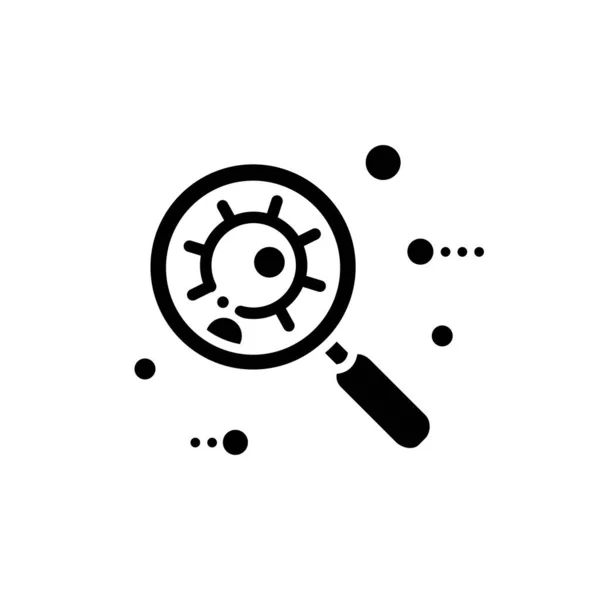 Pathogen glyph icon — Stock Vector