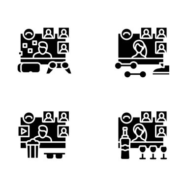 Glifi simgeleri bir araya getiriliyor