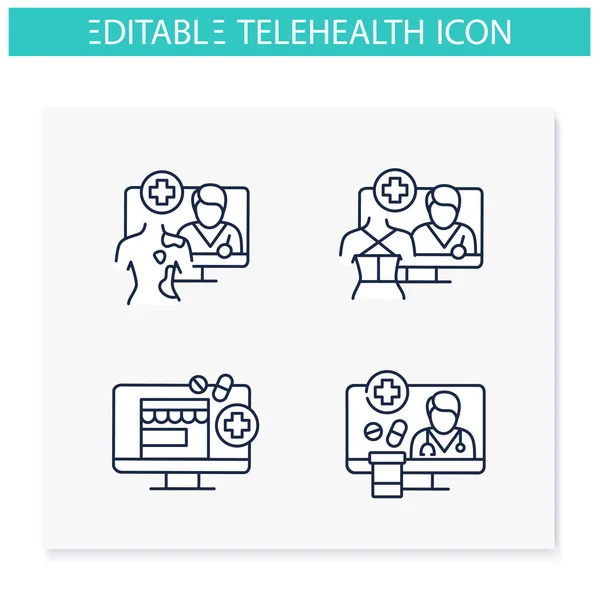  TeleHealth satır simgeleri ayarlandı