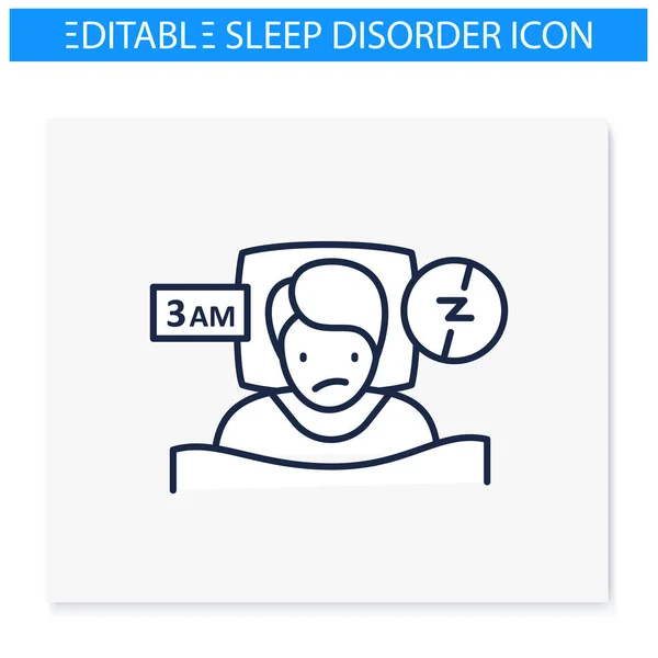 Insomnia line图标 — 图库矢量图片