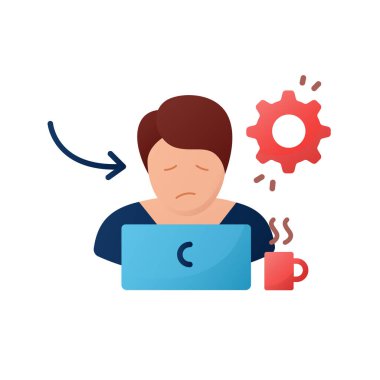 İşteki düz simgede kötü performans