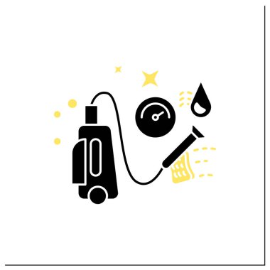 Basınç yıkama simgesi