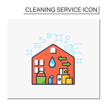 Temizleme renk simgesini taşı