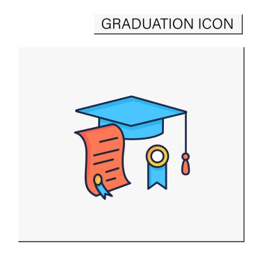 Mezuniyet kartı renk simgesi