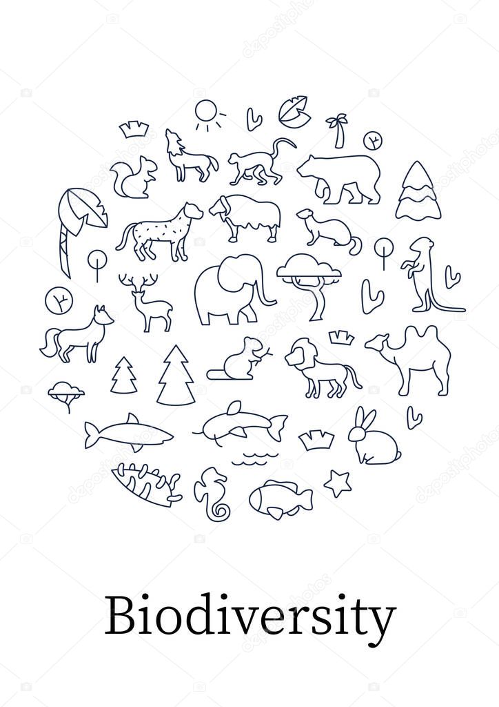 Biodiversity circle poster