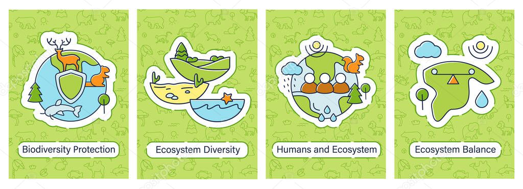 Biodiversity brochure icons