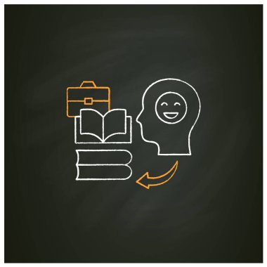 Olumlu davranışlar öğretmek tebeşir simgesi