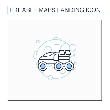 Azim Gezgini çizgi simgesi