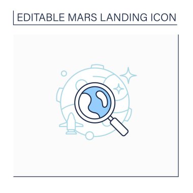 Mars keşif çizgisi simgesi