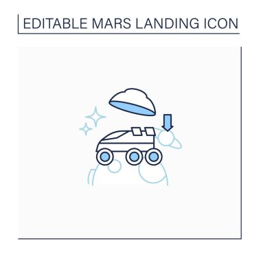 Yüzey çizgisi simgesine konuyor