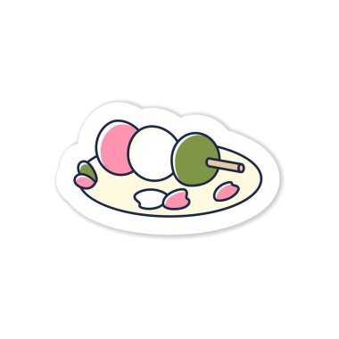 Sanshoku dango etiket simgesi