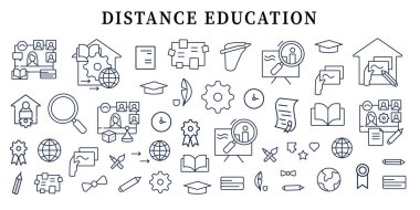 Uzaklık eğitim afişi 