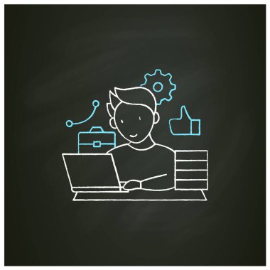 İşkolik tebeşir simgesi