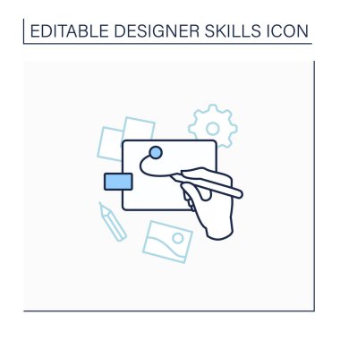 Çizim çizimi simgesi