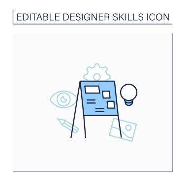 Sunum satırı simgesi