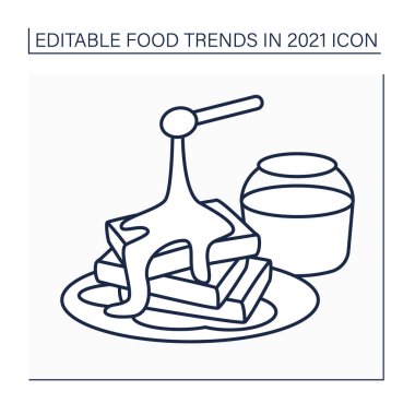 Sıcak bal hattı simgesi