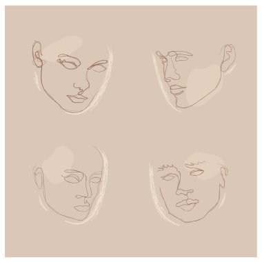 Zarif bir siluet tebeşir koleksiyonlarıyla karşı karşıya.