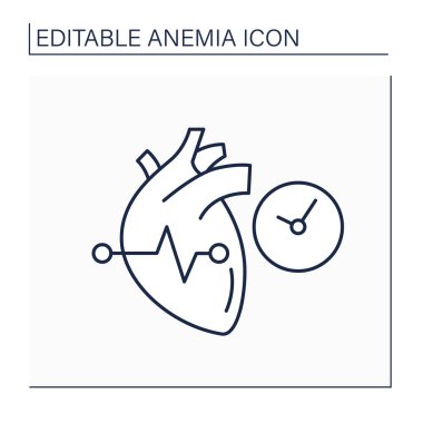 Anemi çizgi simgesi