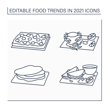 Gıda eğilimleri çizgi simgeleri belirlendi