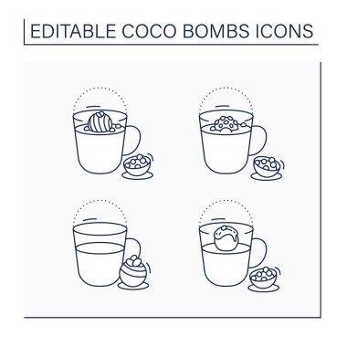 Coco bombaları satır simgeleri ayarlandı