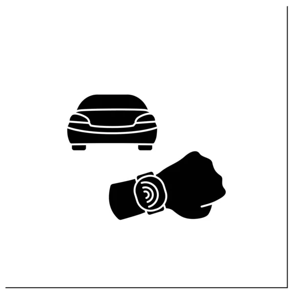 Glyphen-Symbol für NFC — Stockvektor