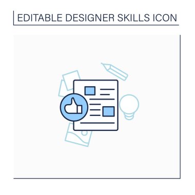 Kısa satır simgesi tasarla