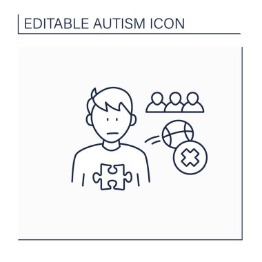 Nörogelişimsel bozukluk çizgi simgesi