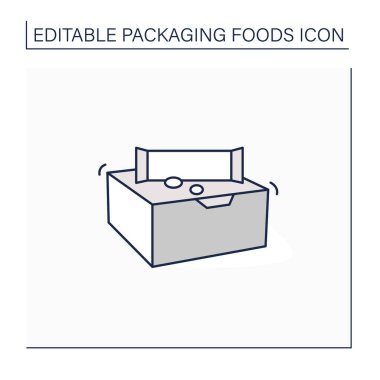 Atıştırmalık satırı simgesi