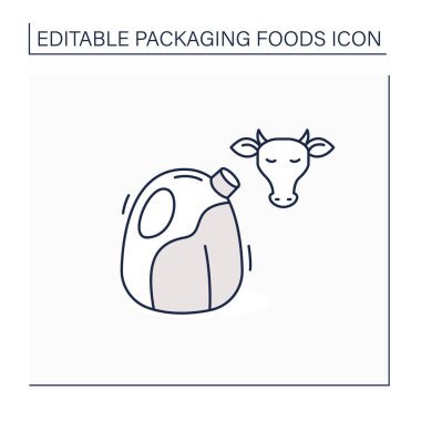 Süt satırı simgesi