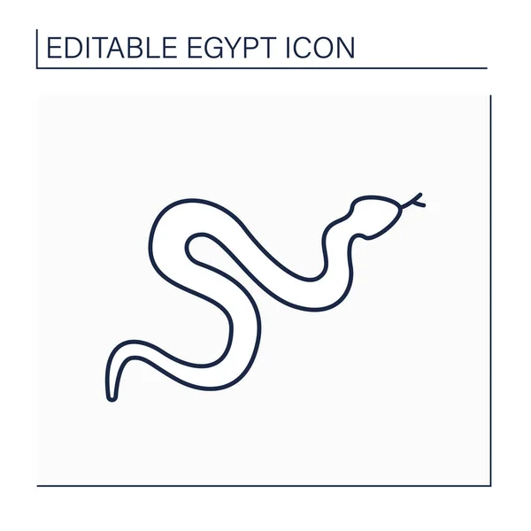 Snake line icon — 图库矢量图片