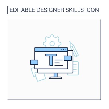 Typography satır simgesi