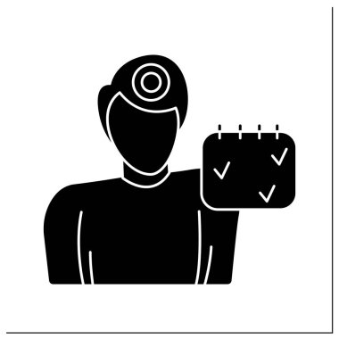 Baş ağrısı simgesi simgesi