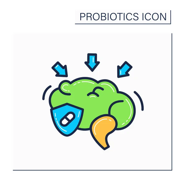 Icono de color probióticos — Vector de stock