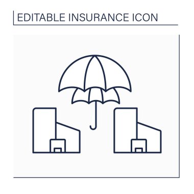 Yeniden sigorta satırı simgesi