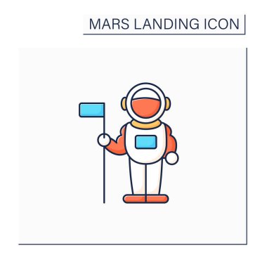 Astronot renk simgesi