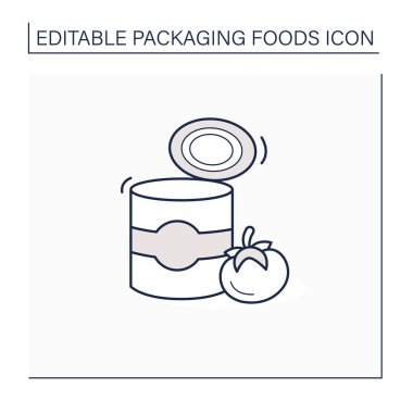 Domates çorbası çizgisi simgesi