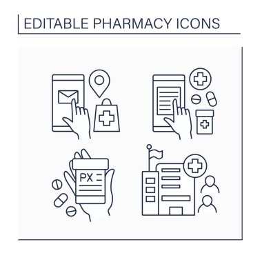 Eczane satırı simgeleri ayarlandı