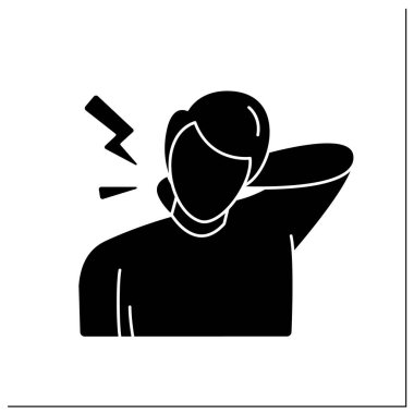 Boyun ağrısı simgesi