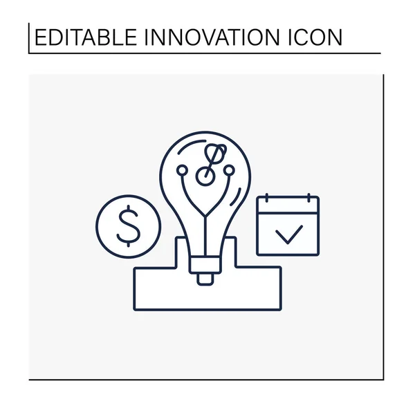 Ikone der Kerninnovation — Stockvektor