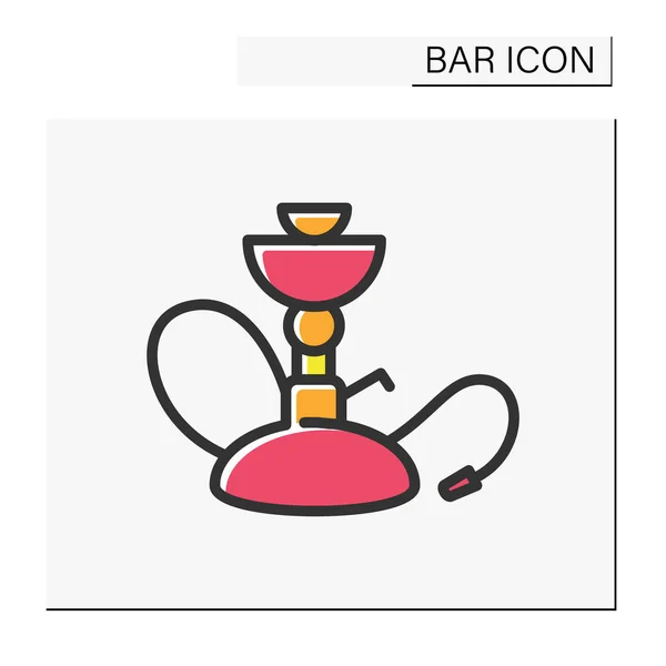 Icono de color Hookah — Vector de stock