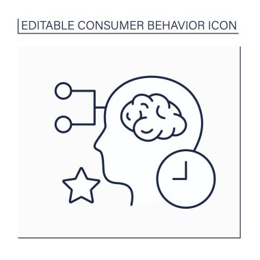 Sınırlı karar verme çizgisi simgesi