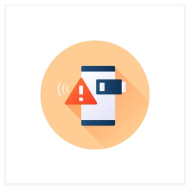 Pil bildirim düzlüğü simgesi