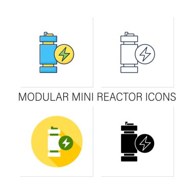 Modüler mini reaktör simgeleri ayarlandı