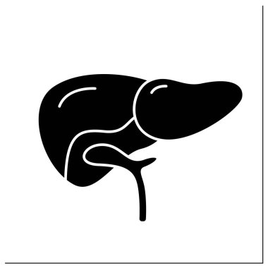 Karaciğer kabartma simgesi