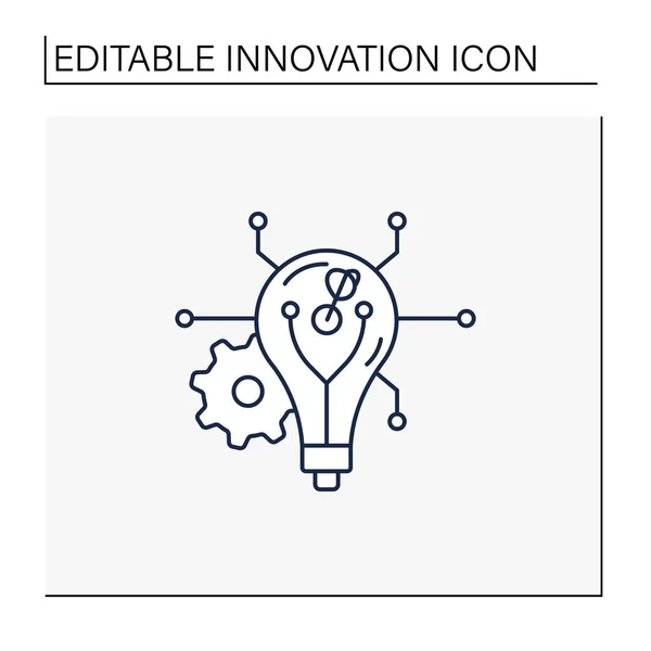 Ikone der technologischen Innovation — Stockvektor