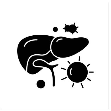 Karaciğer kabartma simgesi