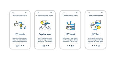 NFT mobil uygulama ekranlarında