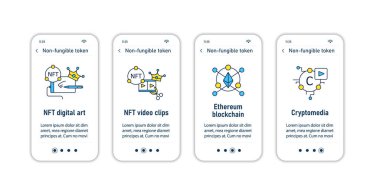 NFT mobil uygulama ekranlarında