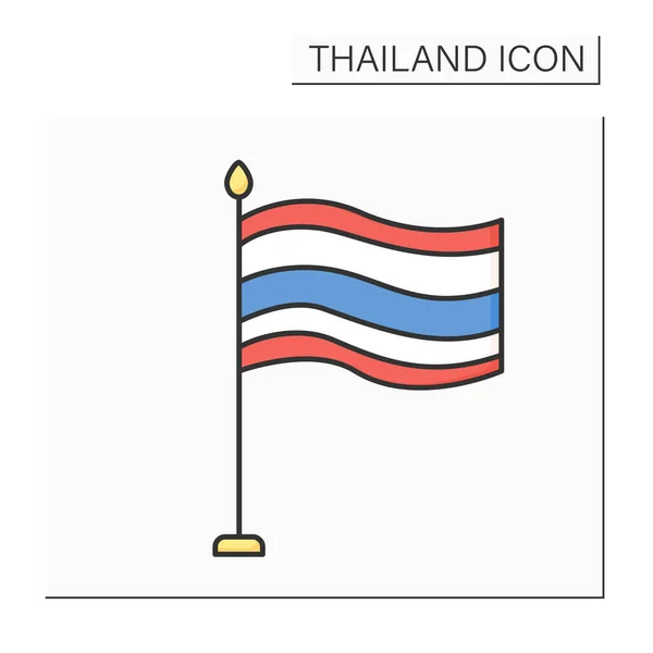 Значок цвета флага — стоковый вектор